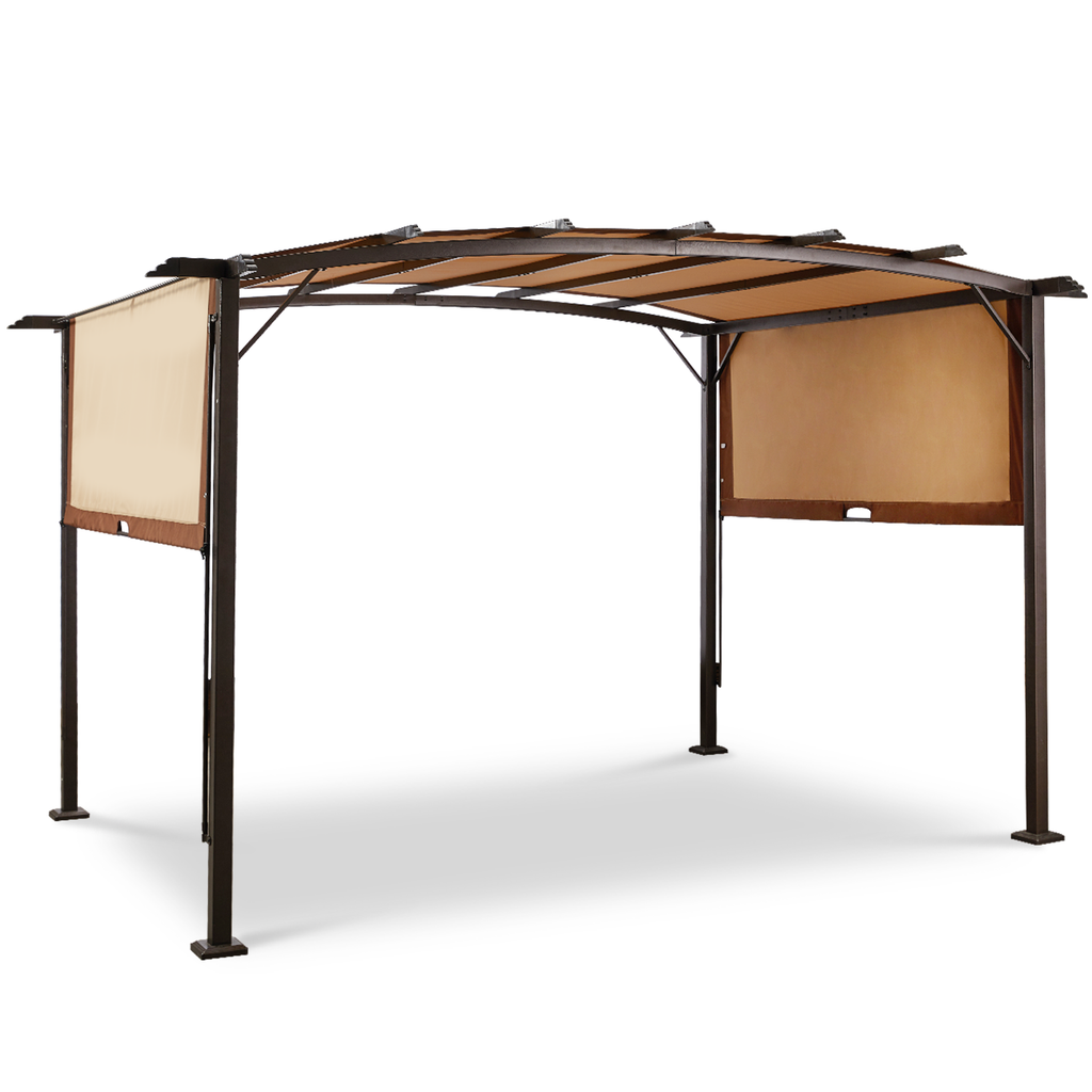 NetSo Outdoor Pergola Metal Patio Gazebo 9'x12' - Durable Shade Solution for Your Garden