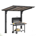NetSo Gazebo 8' x 5' Hard Top Pergola - Durable Outdoor Structure for Patio and Grill Use